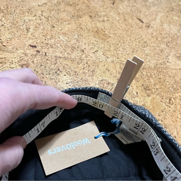 WoolOvers Men’s 100% Wool Bakers Boy Slate Grey Cap Hat NWT Sz M - Picture 15 of 16